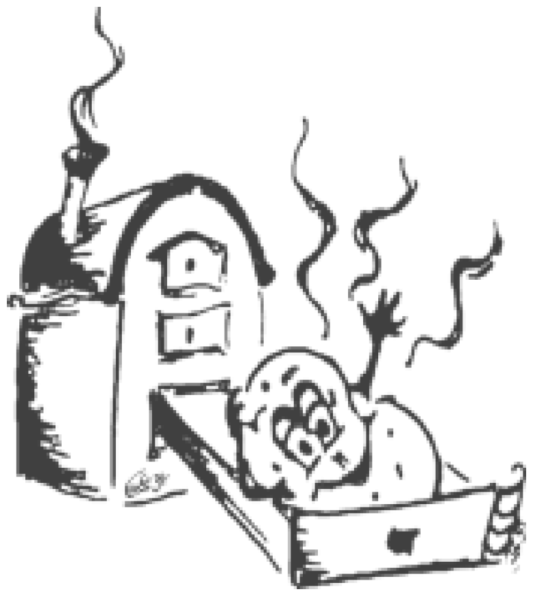 Illustration Kumpir Backkartoffel